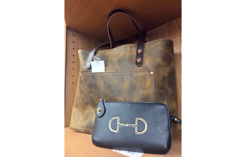 Handcrafted Kentucky Leather Tote