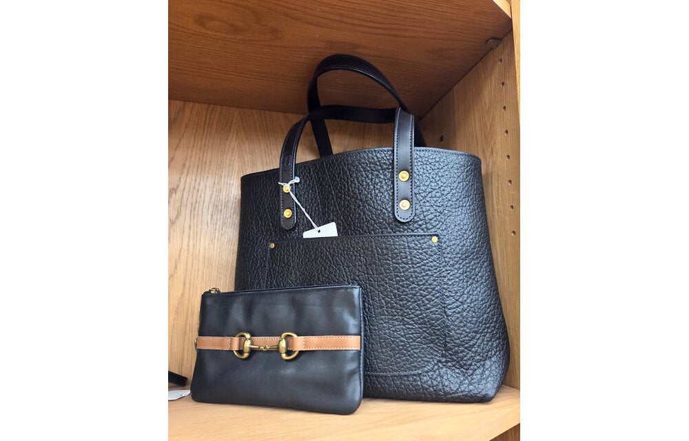 Handcrafted Kentucky Leather Tote