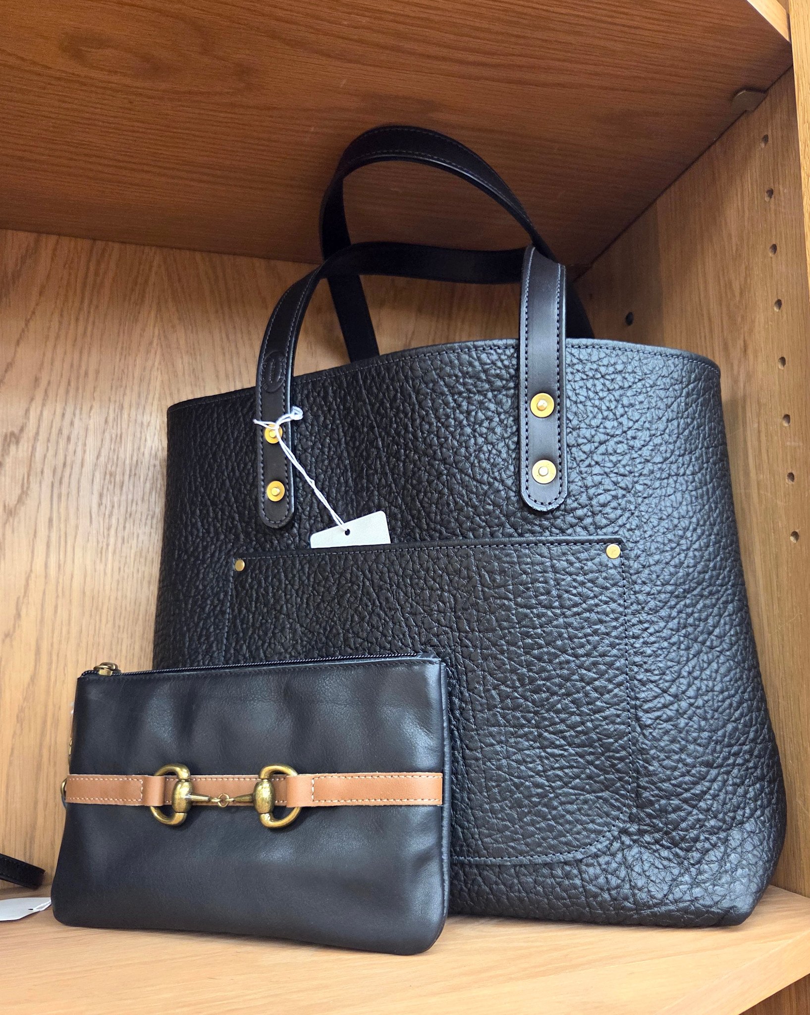 Handcrafted Kentucky Leather Tote