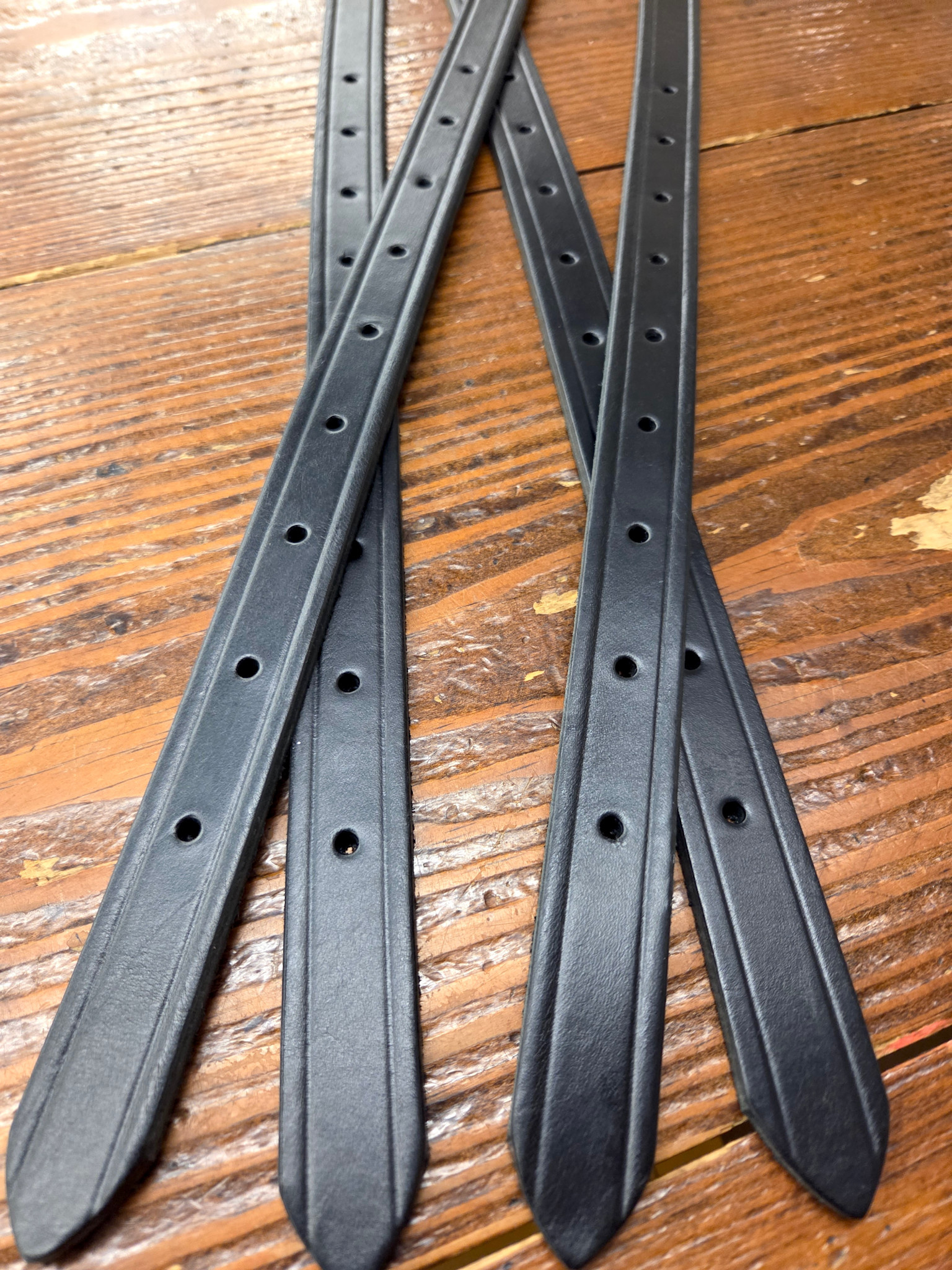 Dressage Havana Billets 26  inch Pair