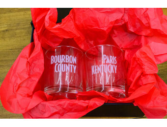 Gift Set Etched Rocks Glass 12 oz.(pair)