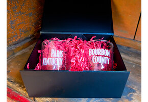 Gift Set Etched Rocks Glass 12 oz.(pair)