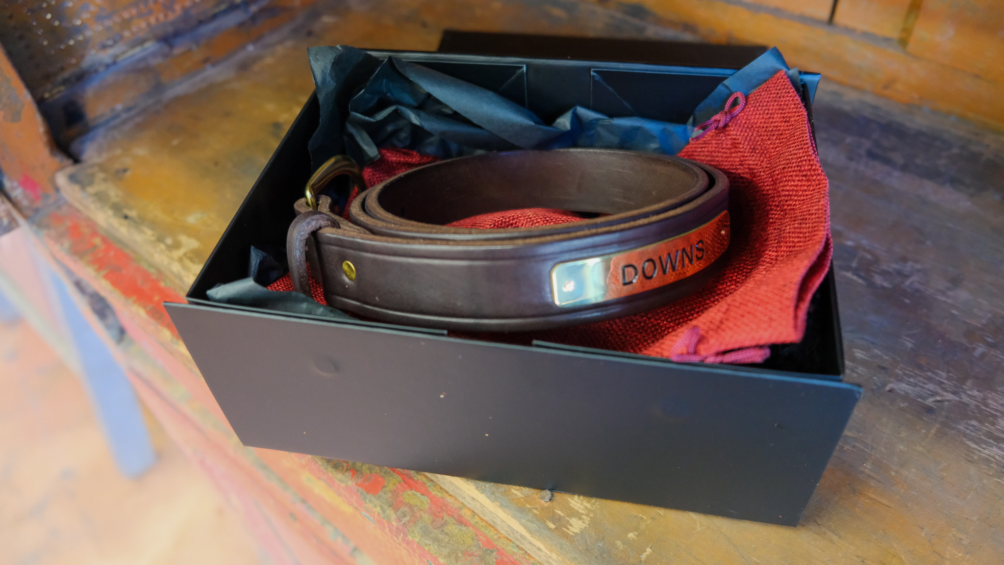 Creased Kentucky Belt 1 1/4"