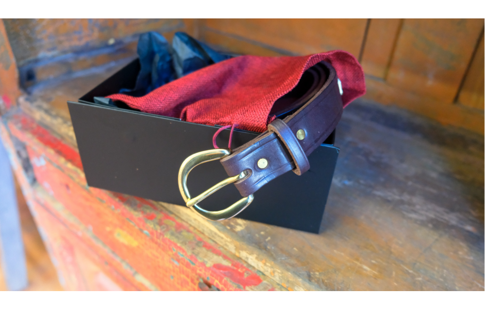 1 1/4" Creased Kentucky Belt