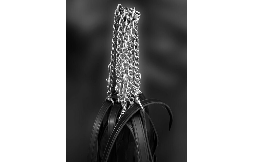 Lead Shank Black & Silver 12 Inch Sale Chain NO COVER