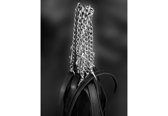 Lead Shank Black & Silver 12 Inch Sale Chain NO COVER
