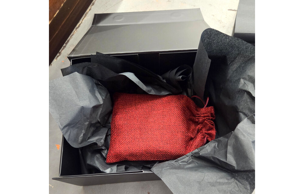 "1904" Leather Coaster Bourbon County - pair