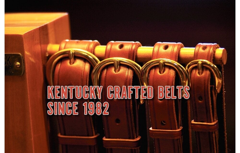 Copy of 1 1/2 inch Creased Halter Belt