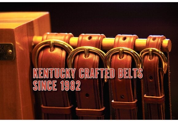 Copy of 1 1/2  inch Creased Halter Belt