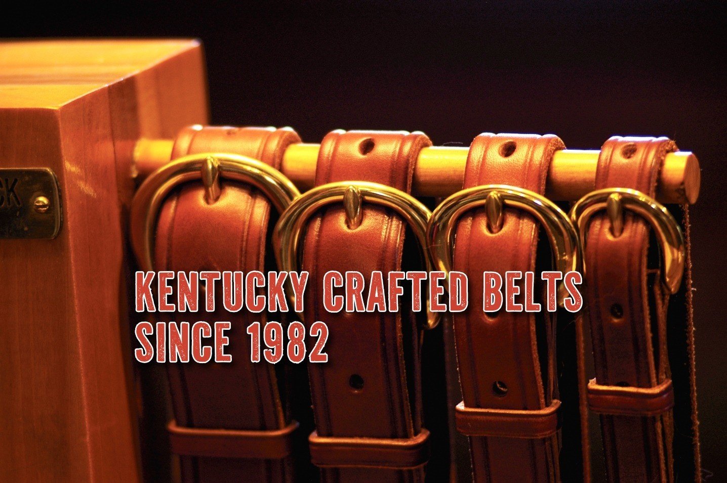 1 1/2  inch Creased Halter Belt