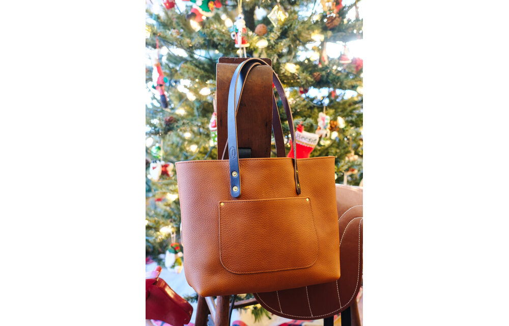 Handcrafted Kentucky Leather Tote