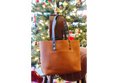 Handcrafted Kentucky Leather Tote
