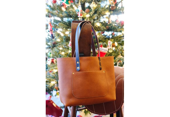 Handcrafted Kentucky Leather Tote
