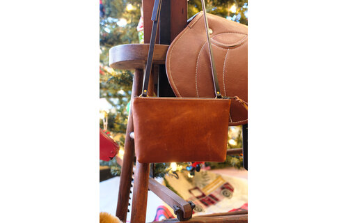Leather Crossbody Bag/10-516