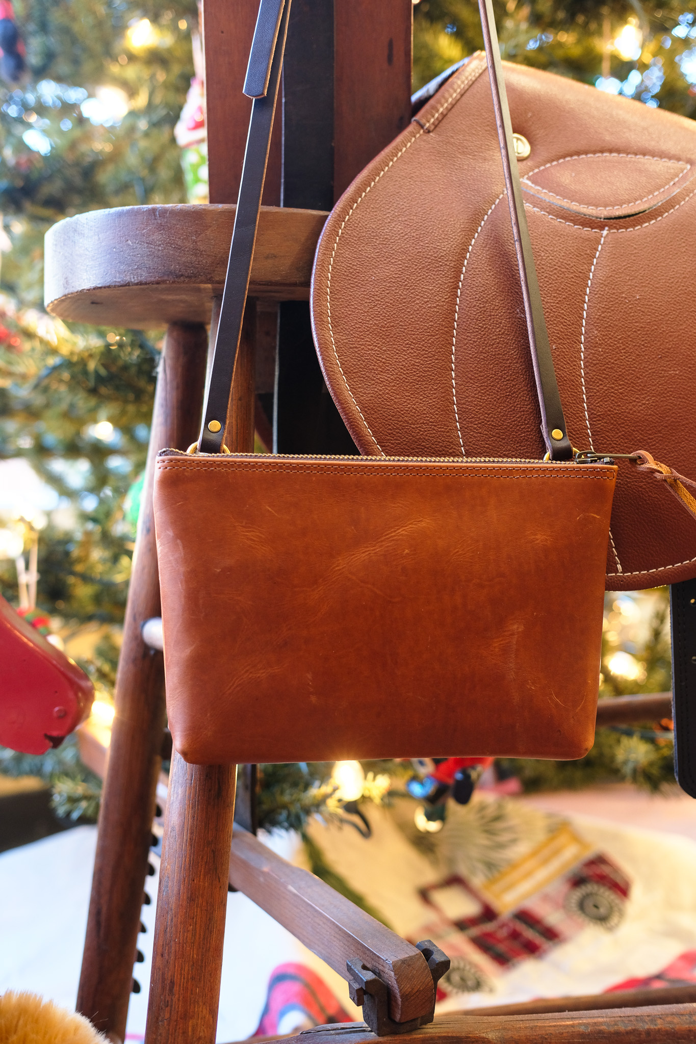 Leather Crossbody Bag/10-516