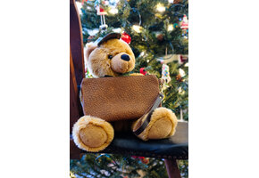 Leather Clutch Wristlet/10-453