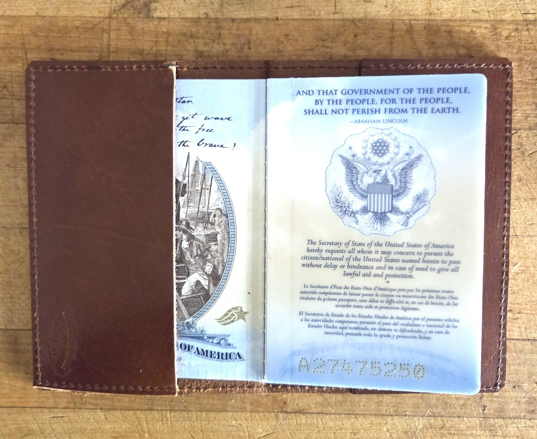 Leather Passport Cover