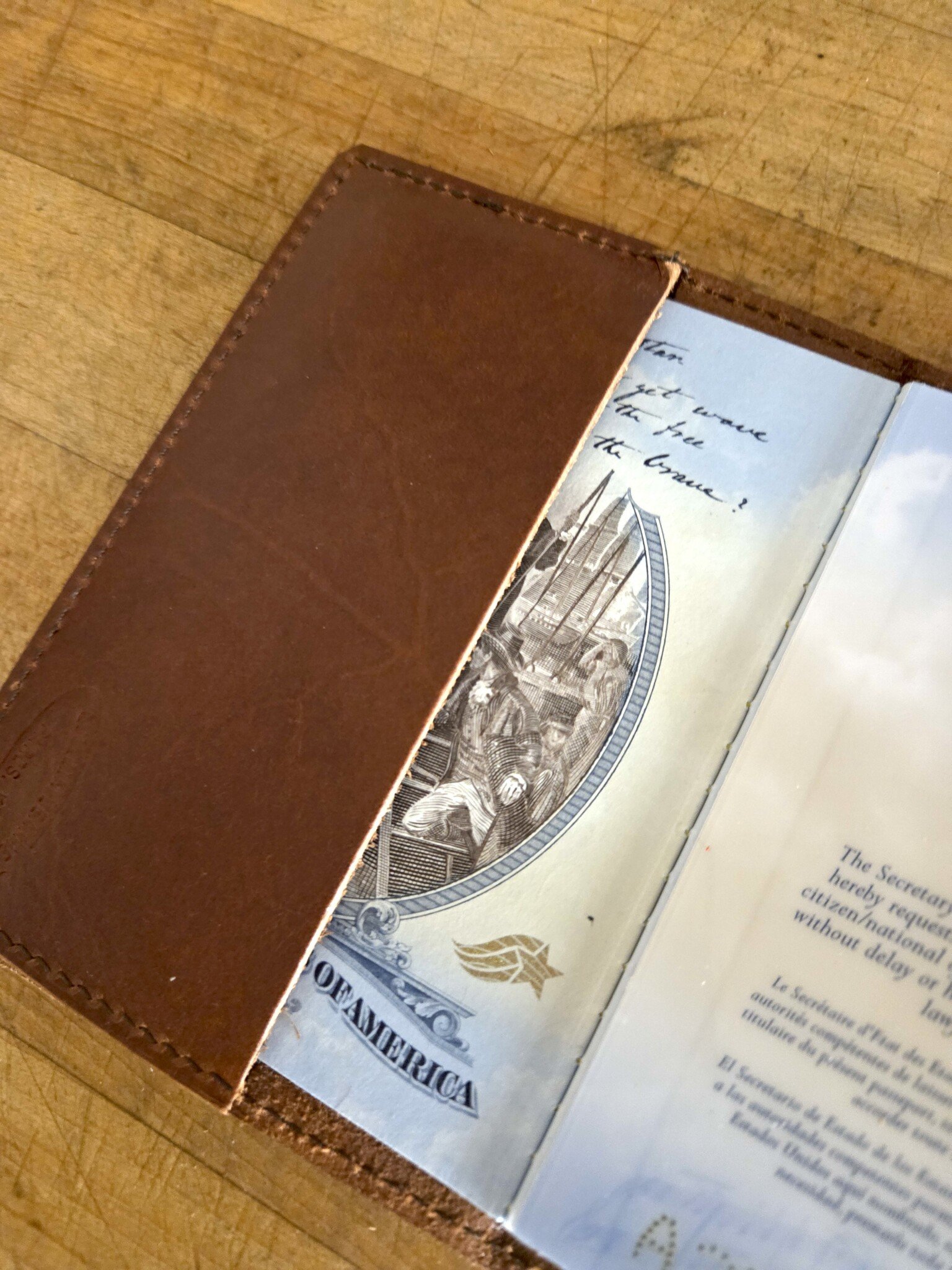 Leather Passport Cover