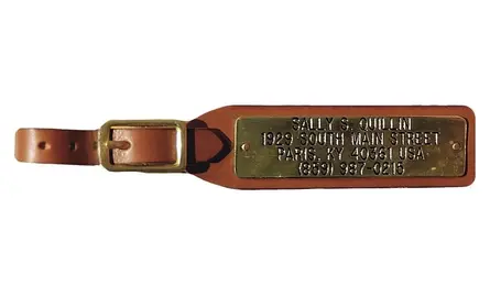 Kentucky Crafted Luggage Tag