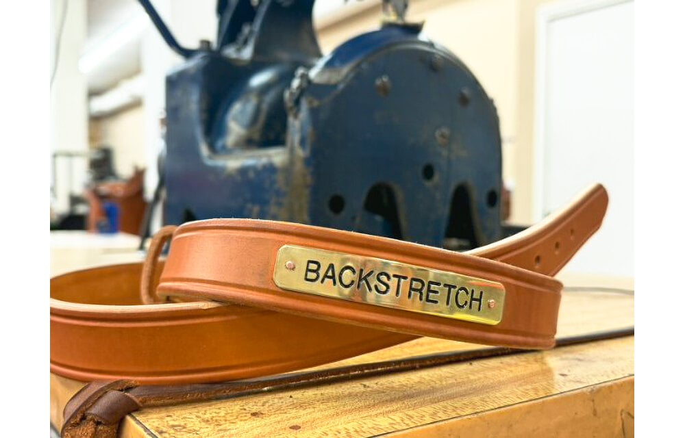 Backstretch 1 1/4 inch Creased Halter Belt
