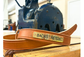 Backstretch 1 1/4 inch Creased Halter Belt