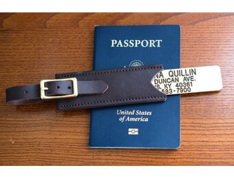 Donna's Luggage Tag w/ Cover 4 Line
