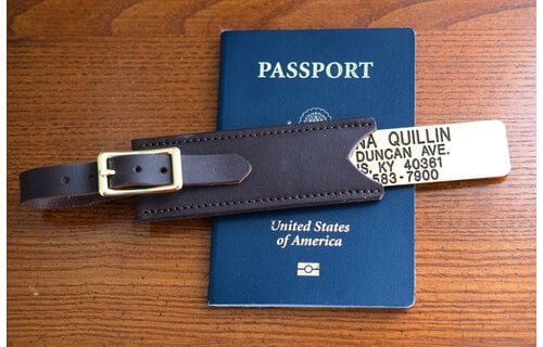 Donna's Luggage Tag w/ Cover 4 Line