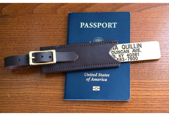 Donna's Luggage Tag w/ Cover 4 Line