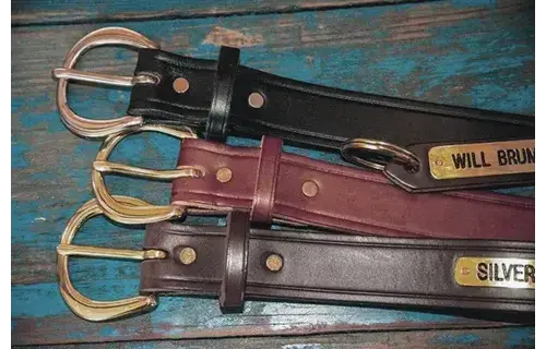 SPECIAL 1 1/4 inch Creased Halter Belt