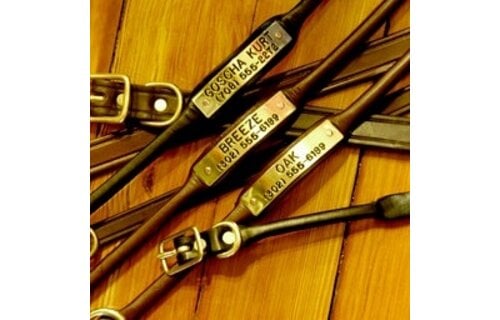 Leather Rolled Dog Collar