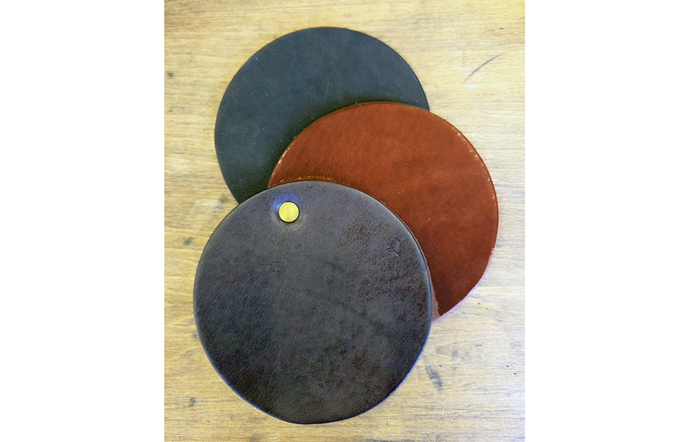 Leather Kentucky Key Tag