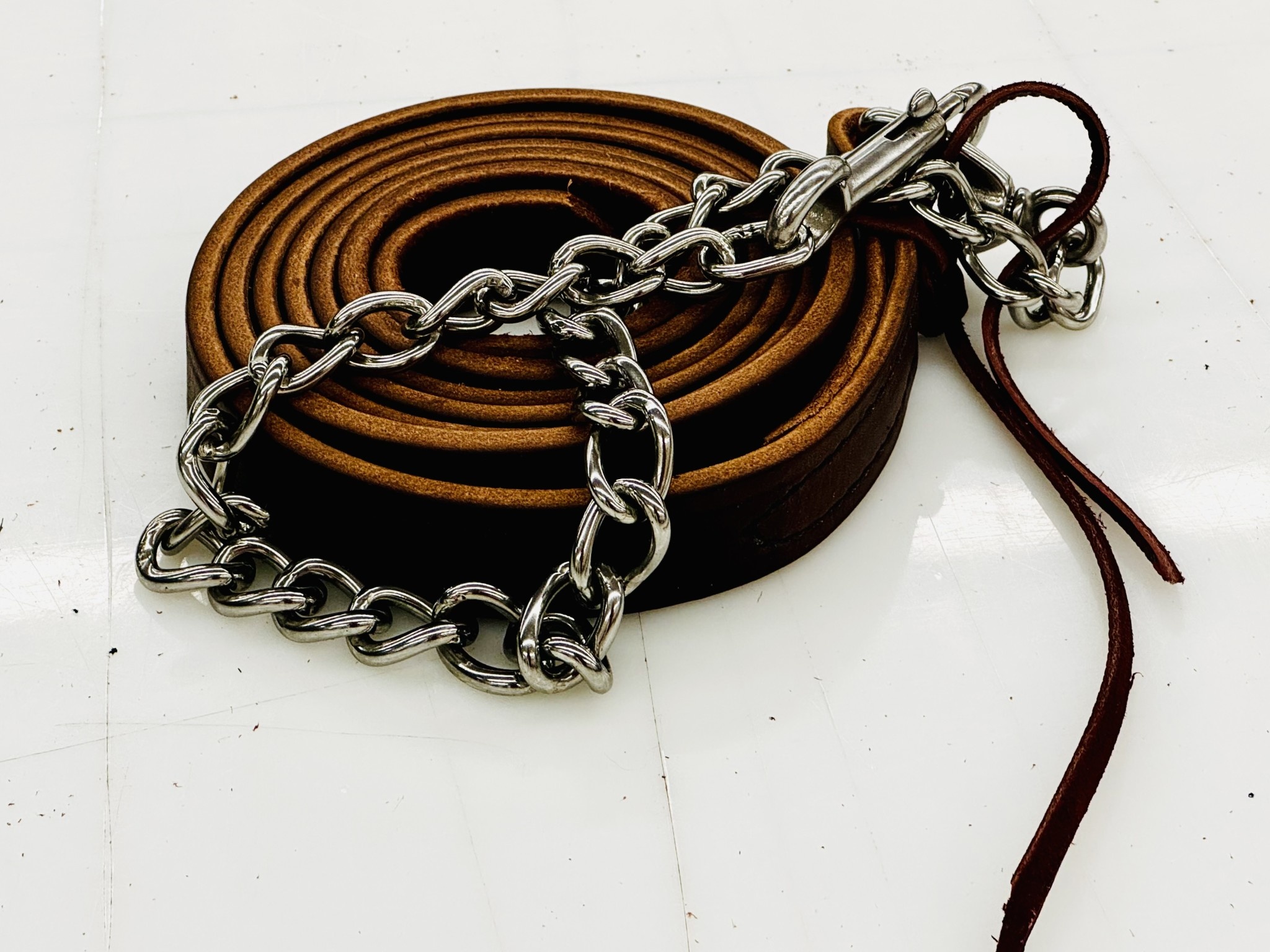 Leather Lead Shank