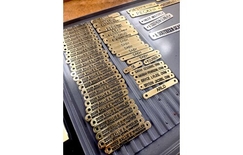 Engraved Name Plate