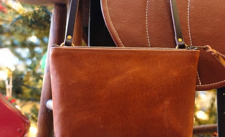 Leather Cross Body Purse