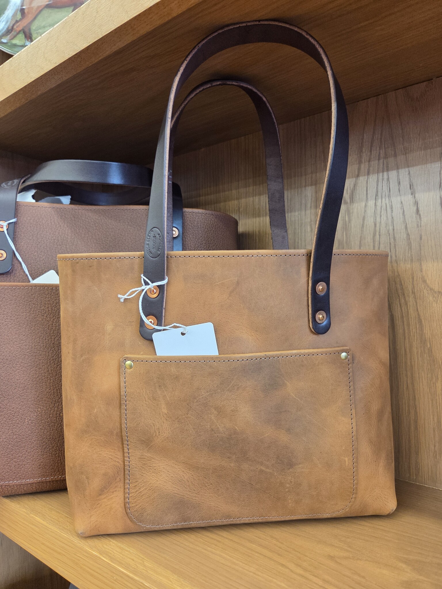Small Leather Tote/10-461