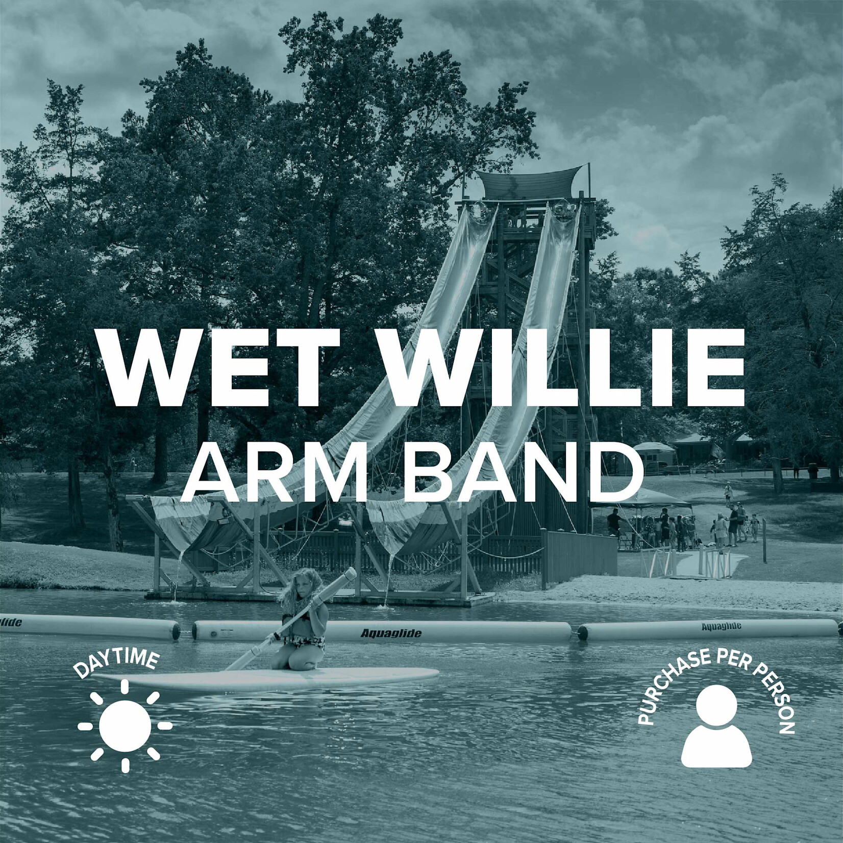 2025 Merge Youth Camp July 11-14 Wet Willie Arm Band MERGE Youth 2025 Sunday July 13 4p - 5p