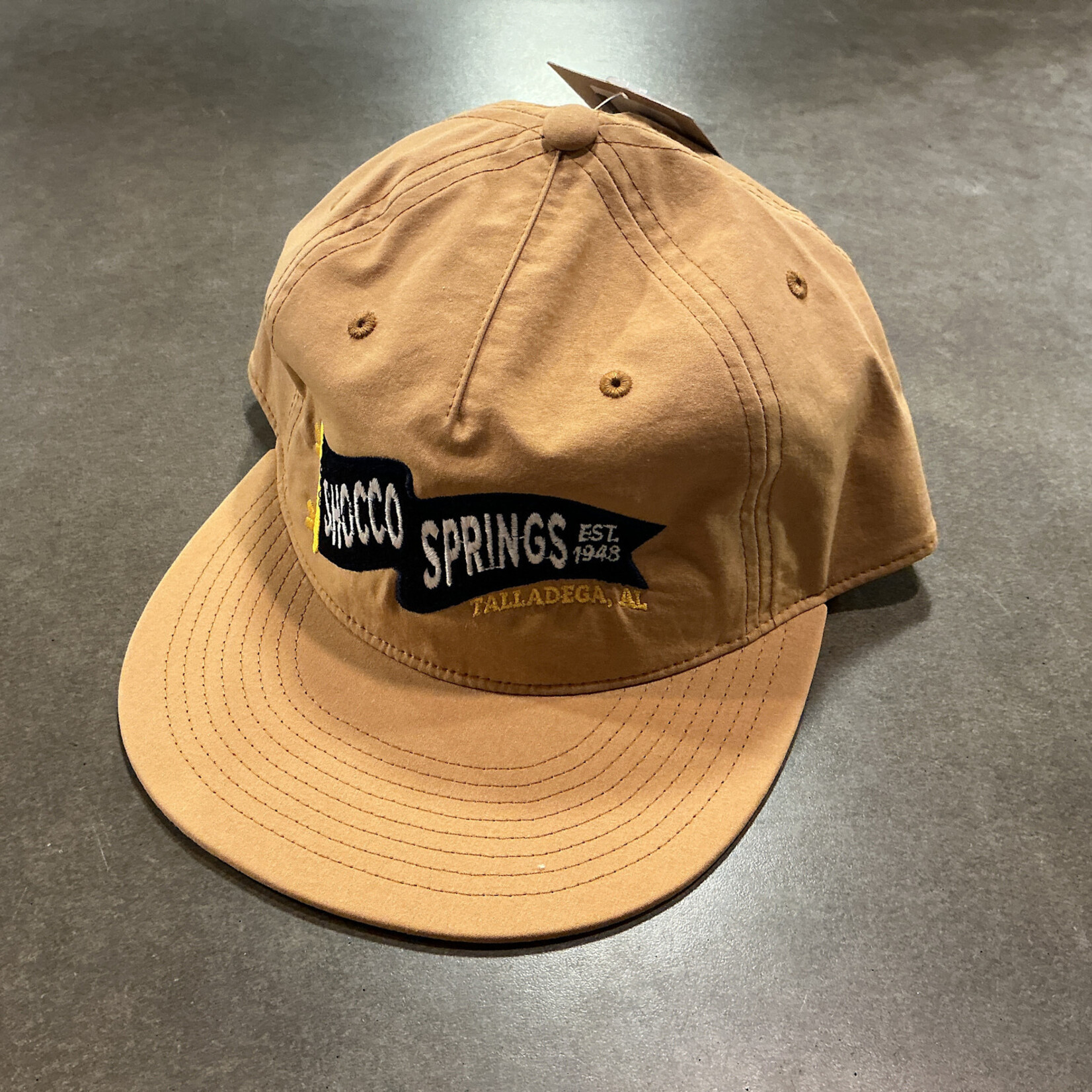 The Station Online Store Hat - Shocco Springs Pennant - Tan