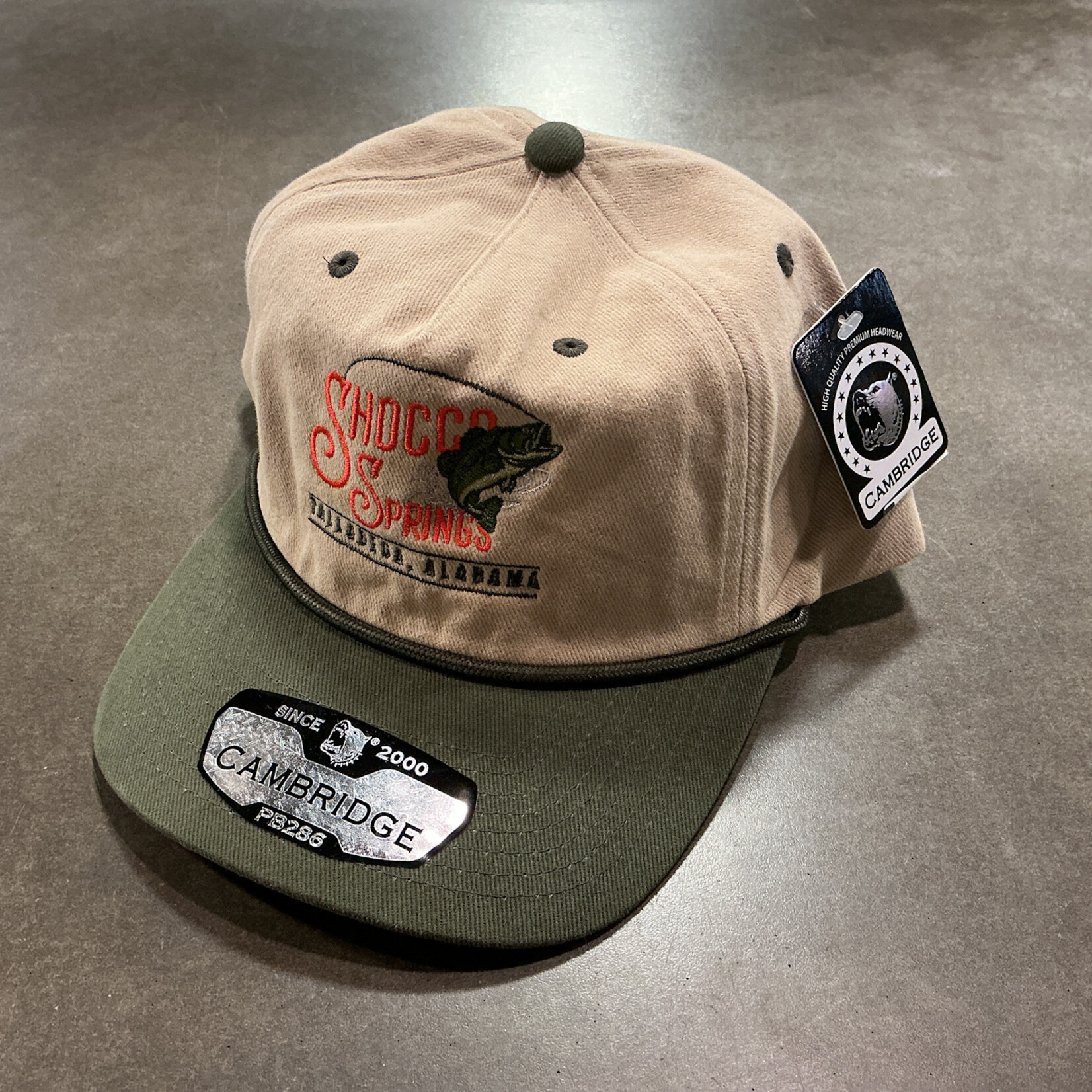 The Station Online Store Hat - Shocco Springs Bass Fish