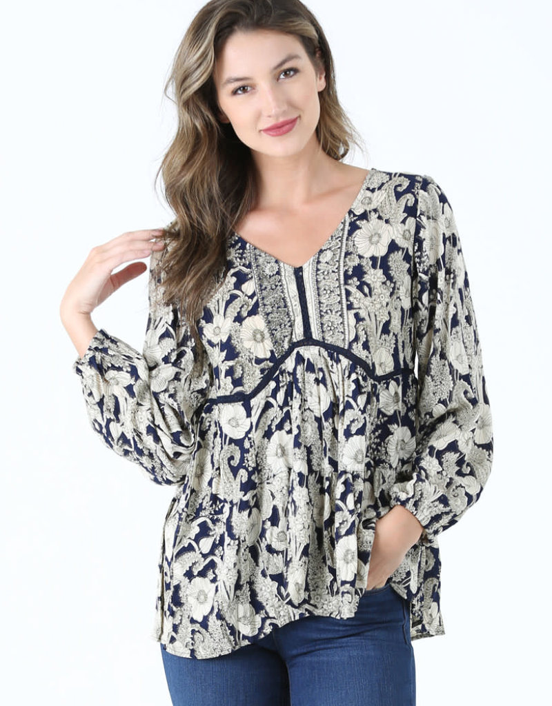 Angie Floral Blouse