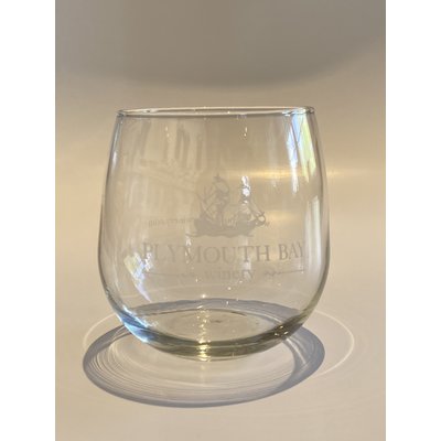 Plymouth Bay Winery Wine Glass: Stemless, Glass, PBW Plymouth Bay Winery Wine Glass: Stemless, Glass, PBW
