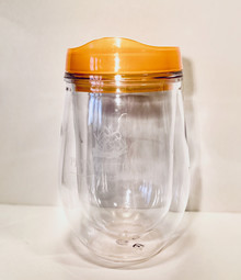 Wine Tumbler: Stemless w/lid, Acrylic, clear, PBW Logo Asst