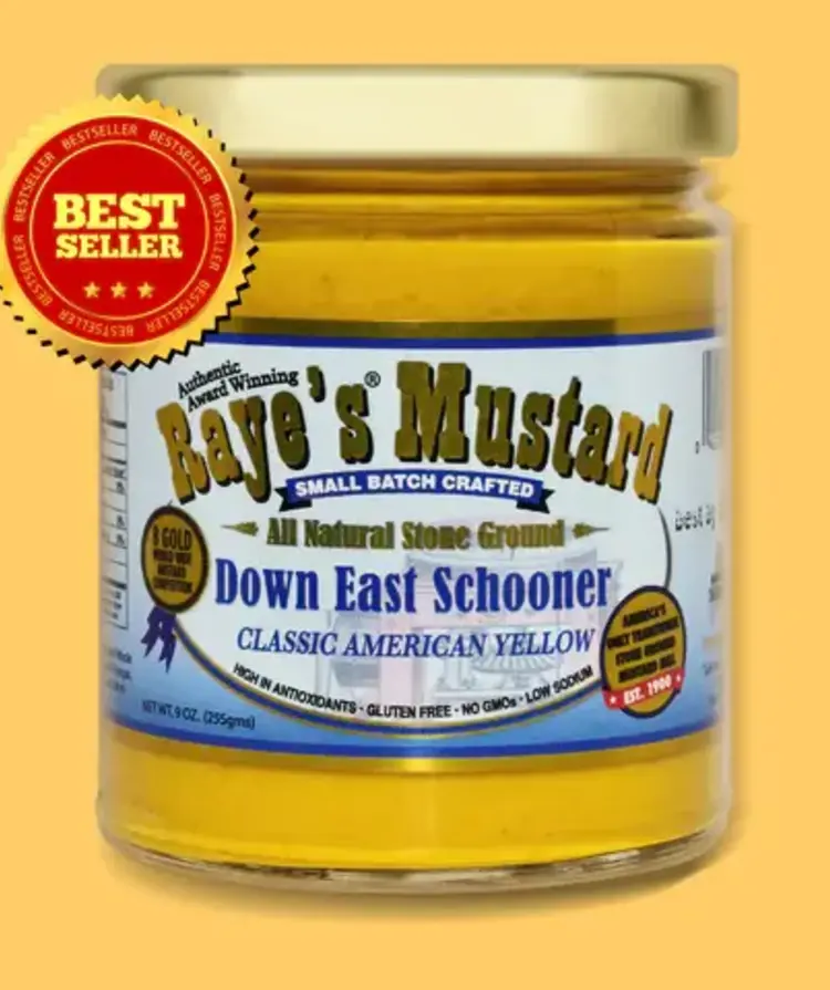 Mustard:  Down East Schooner, 9oz, Raye's