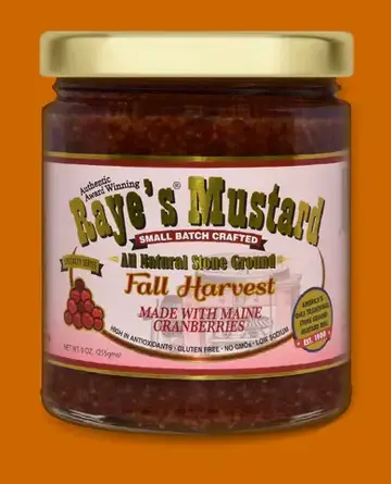 Mustard:  Fall Harvest, 9oz, Raye's