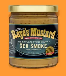 Mustard:  Sea Smoke, 9oz, Raye's