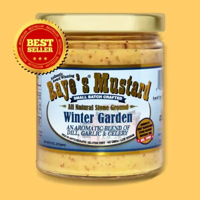 Mustard:  Winter Garden, 9oz, Raye's