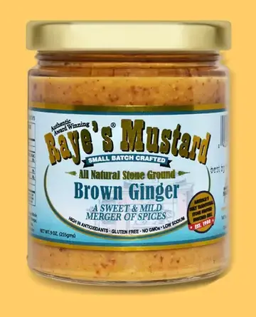 Mustard: Brown Ginger, 9oz, Raye's