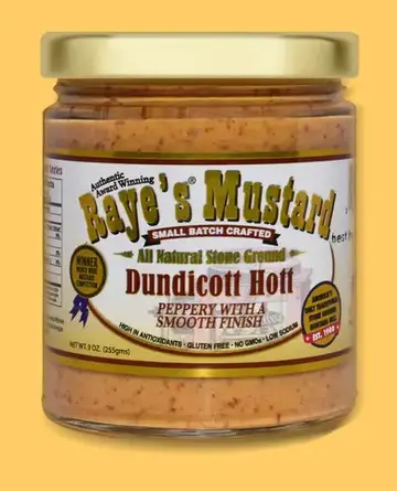Mustard: Dundicott Hott, 9oz, Raye's