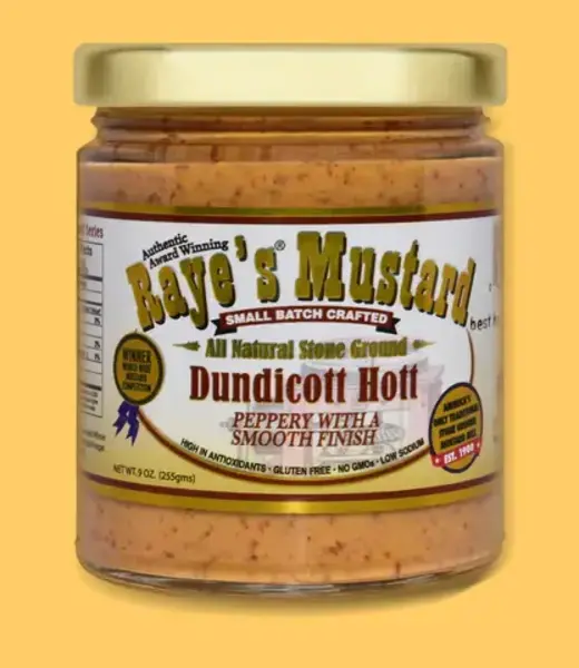 Mustard: Dundicott Hott, 9oz, Raye's