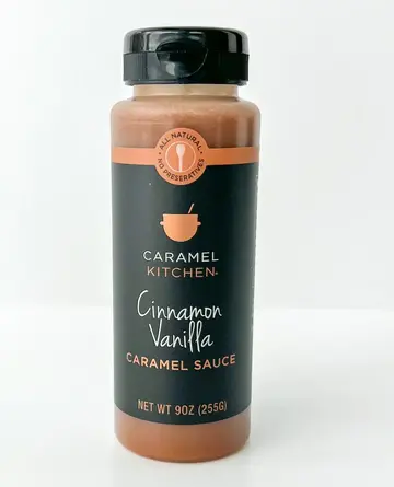 Cinnamon Vanilla Caramel Sauce, 9oz