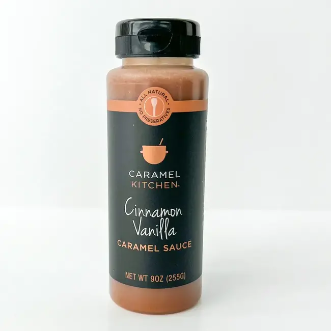 Cinnamon Vanilla Caramel Sauce, 9oz